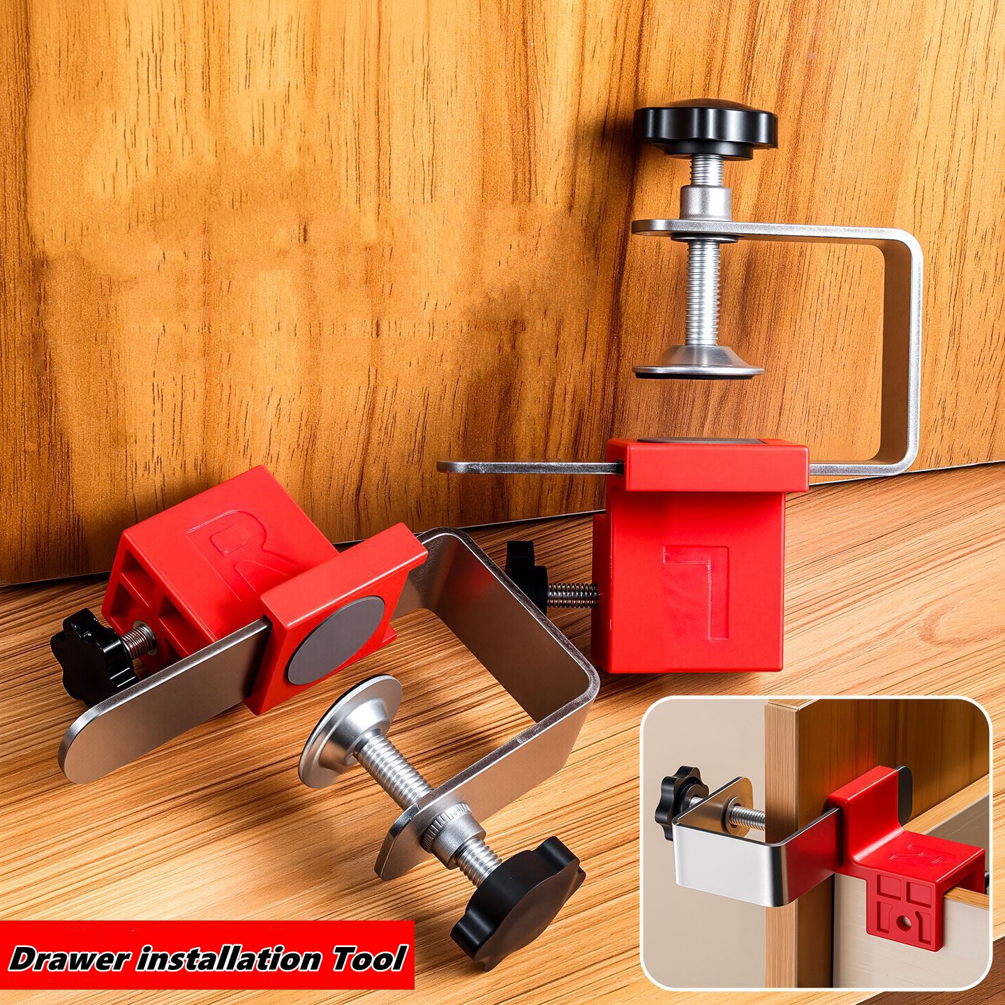 Woodworking Z Clips - Adjustable Drawer Fixing Clip High Drawer