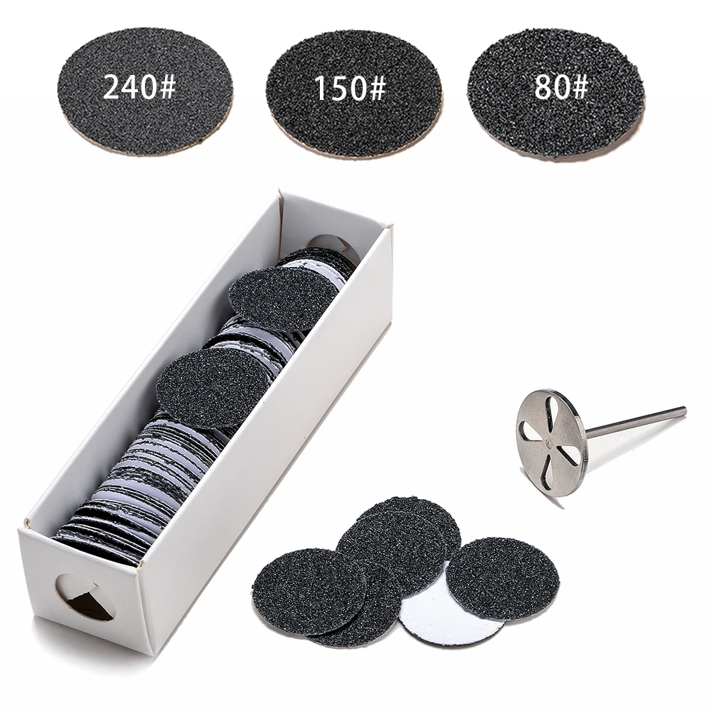 Woodworking Drill Bits - 100pcs Replaceable Sanding Paper With Disk