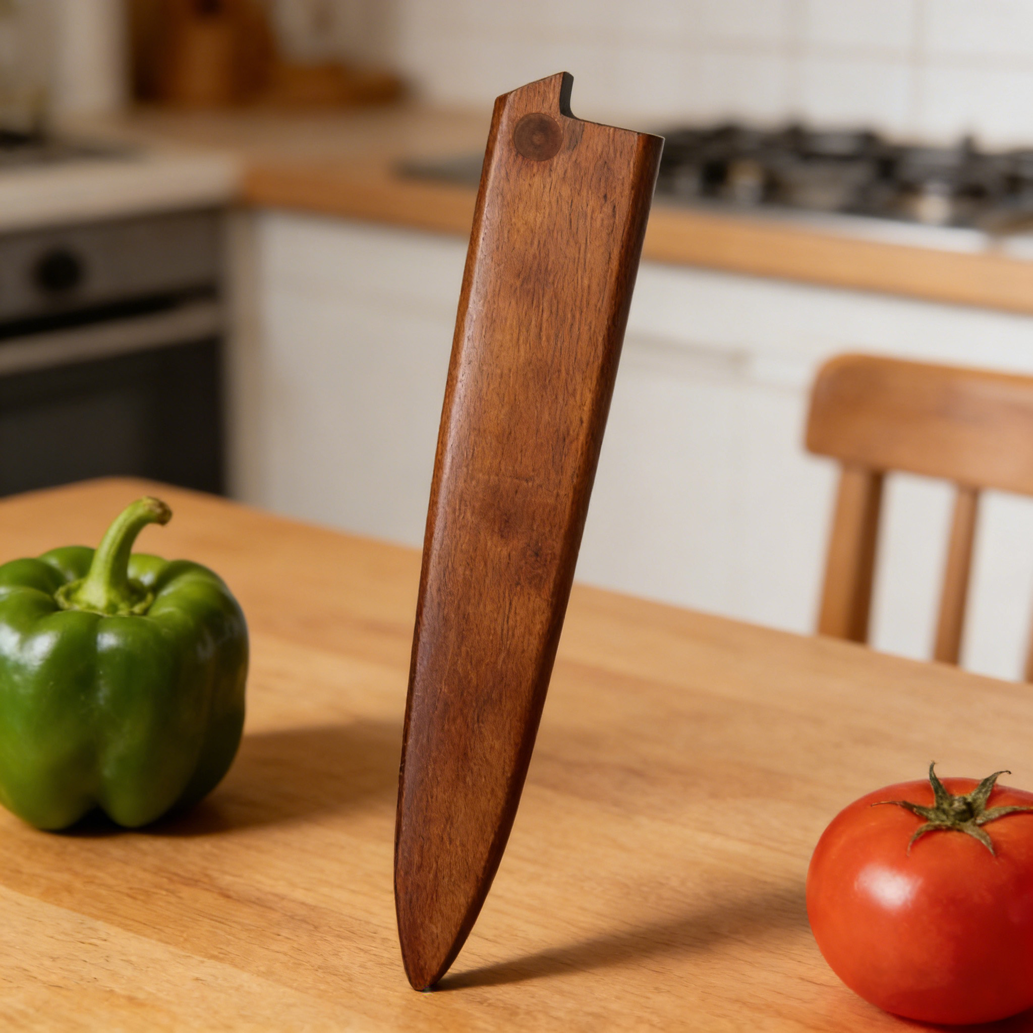 Woodworking Hobbies - Wooden Knife Sheath Multi-function Kitchen Knife