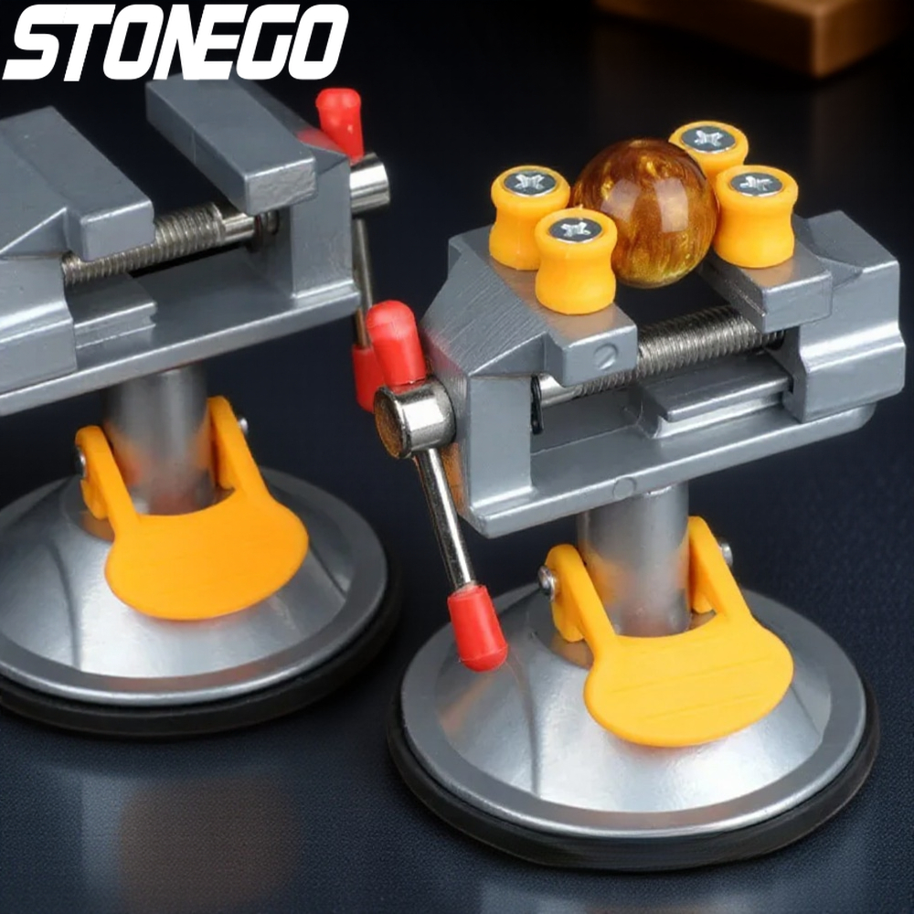 Woodworking Vise For Workbench - STONEGO Small Bench Vise Multifunction Flat