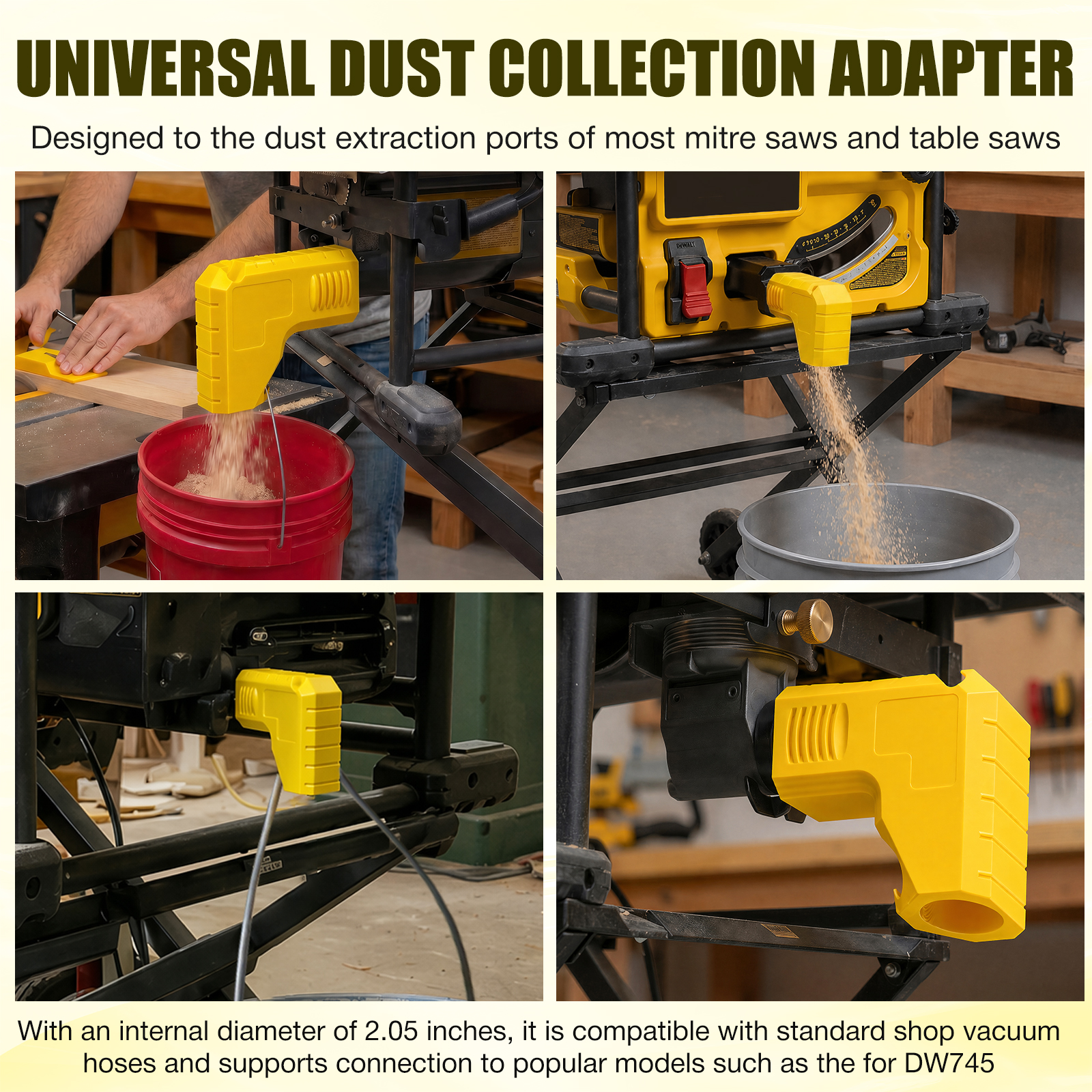 Table Saw Dust Collector 2.05  - Woodworking Dust Collector avis et prix