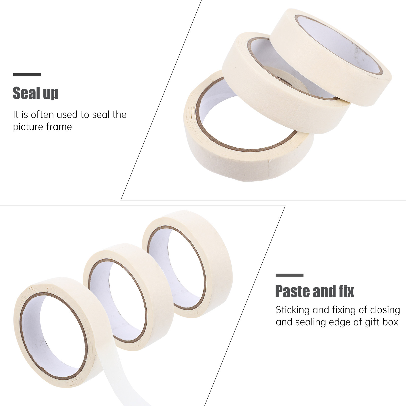 3Pcs Premium Paper Masking Tap - Woodworking Teacher avis et prix