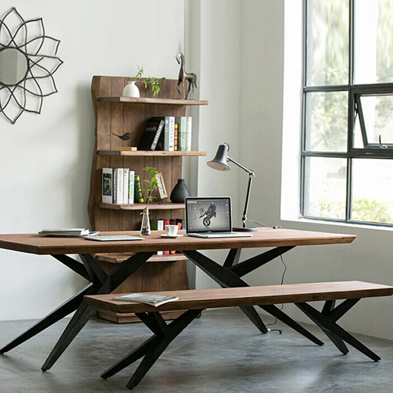 Nordic solid wood desk wrought - Woodworking Lofts avis et prix