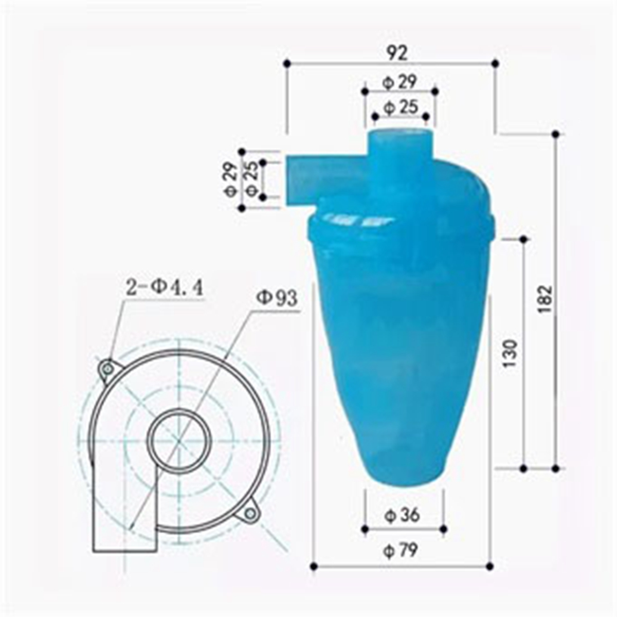 Dust Collector Cyclone Mini Sm - Woodworking Vacuum Press avis et prix