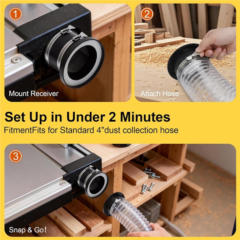 AD24 One-To-Multiple Magnetic  - Woodworking Dust Collector avis et prix