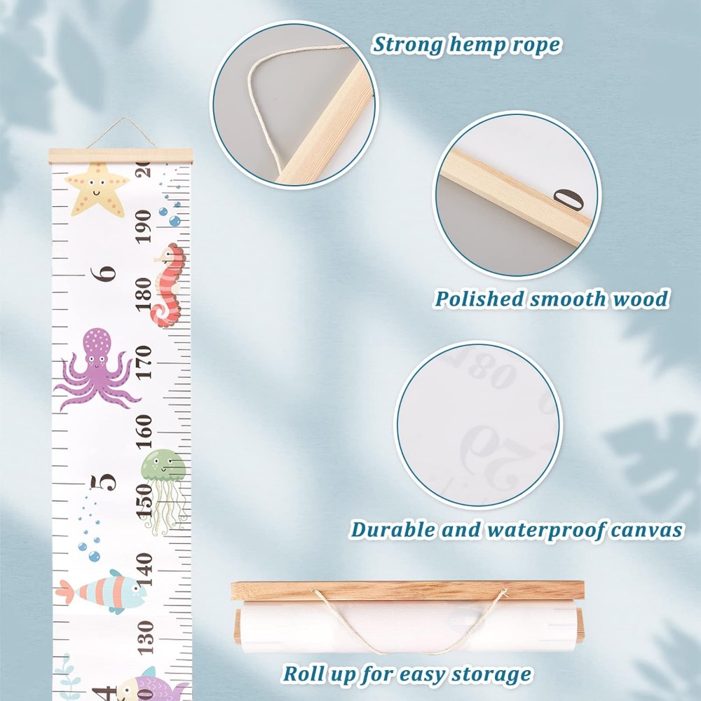 Sea Animals Growth Chart Fabri - Woodworking Hobbies avis et prix