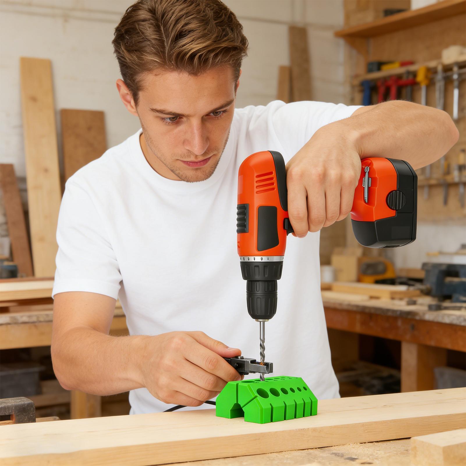Drill Guide 3D Printed Bit Blo - Woodworking Drill Bits avis et prix