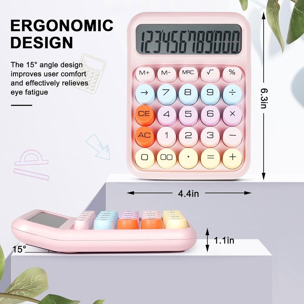 Large LCD Display Pink Desk Ca - Woodworking Teacher avis et prix