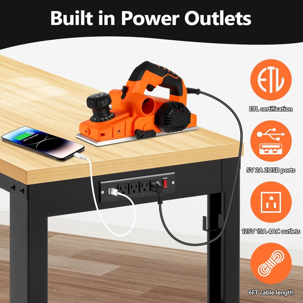 Adjustable Workbench, Heavy Du - Woodworking Garage avis et prix