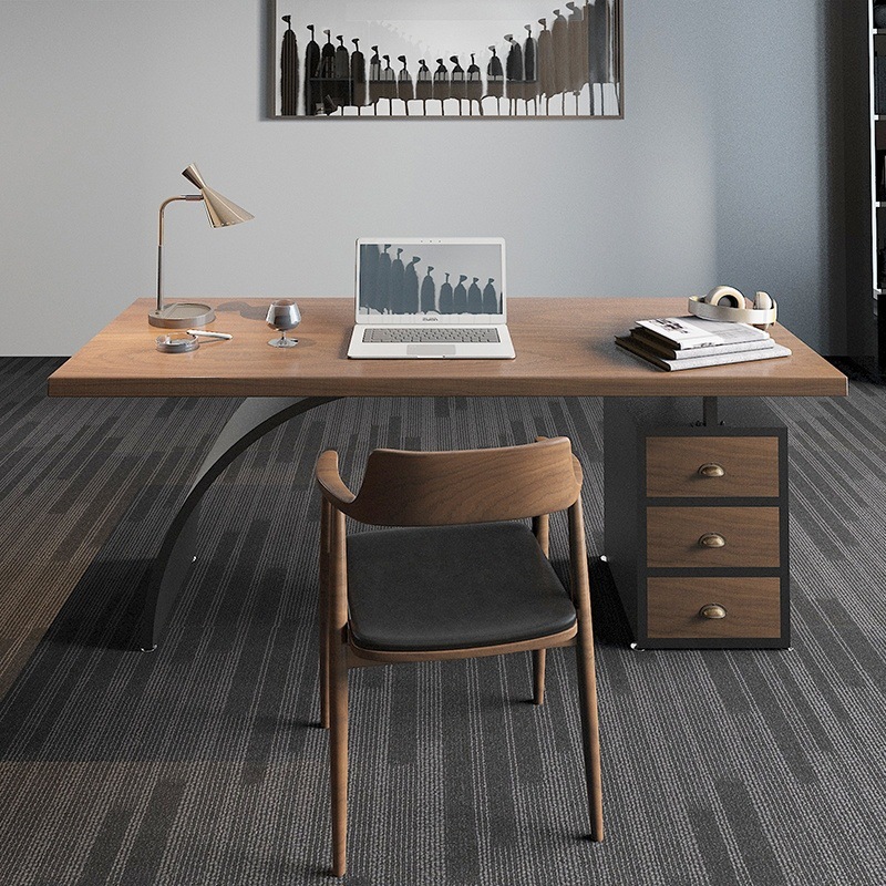 Wrought iron solid wood desk s - Woodworking Lofts avis et prix