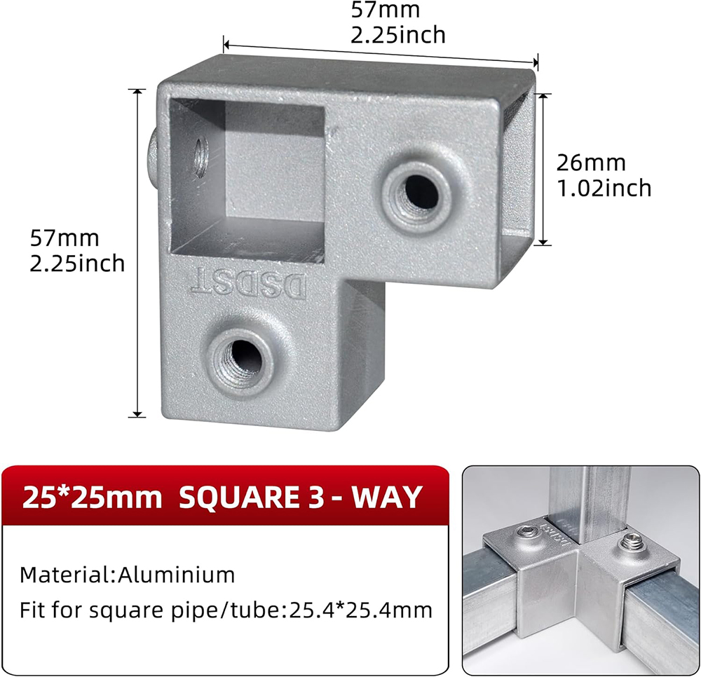 20/25/30mm Square Tube Connect - Woodworking Youtube Free avis et prix