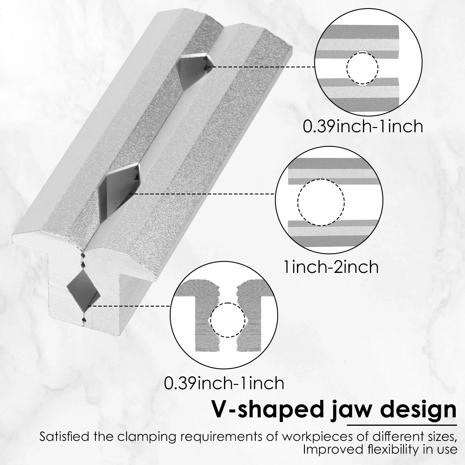 Magnetic Vise Jaws 4/5/6inch V - Woodworking Vise For Workbench avis et prix
