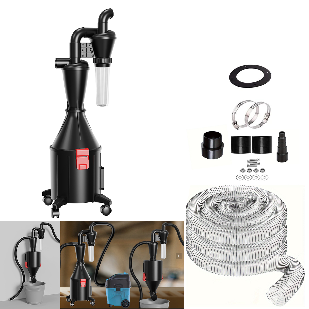Cyclone Separation Vacuum Clea - Woodworking Vacuum Press avis et prix