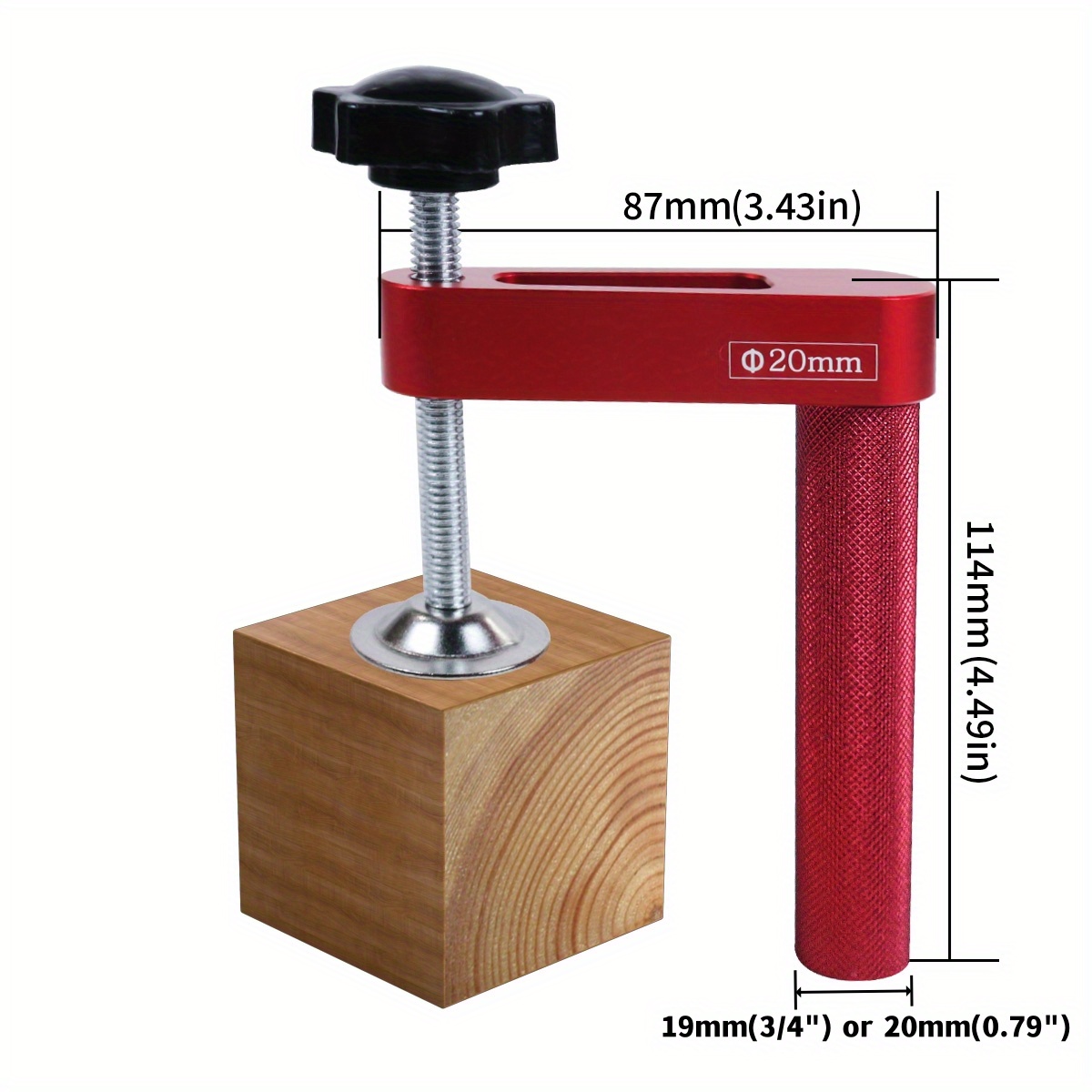1pc 19mm/20mm Dog Hole Clamp W - Woodworking Z Clips avis et prix