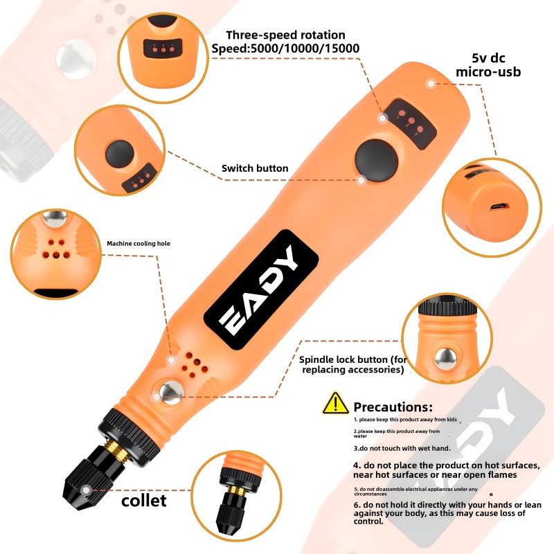 USB Cordless Rotary Tool Kit – - Woodworking Ideas avis et prix