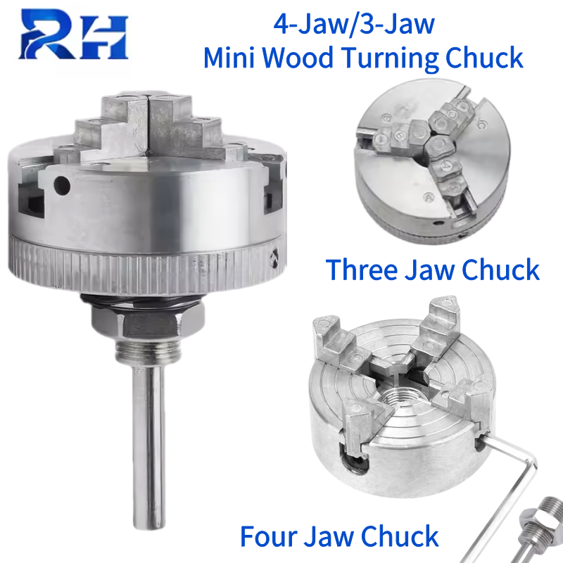 Mini Zinc Alloy 3-Jaw 4-Jaw Ch - Woodworking Lathe Chuck avis et prix