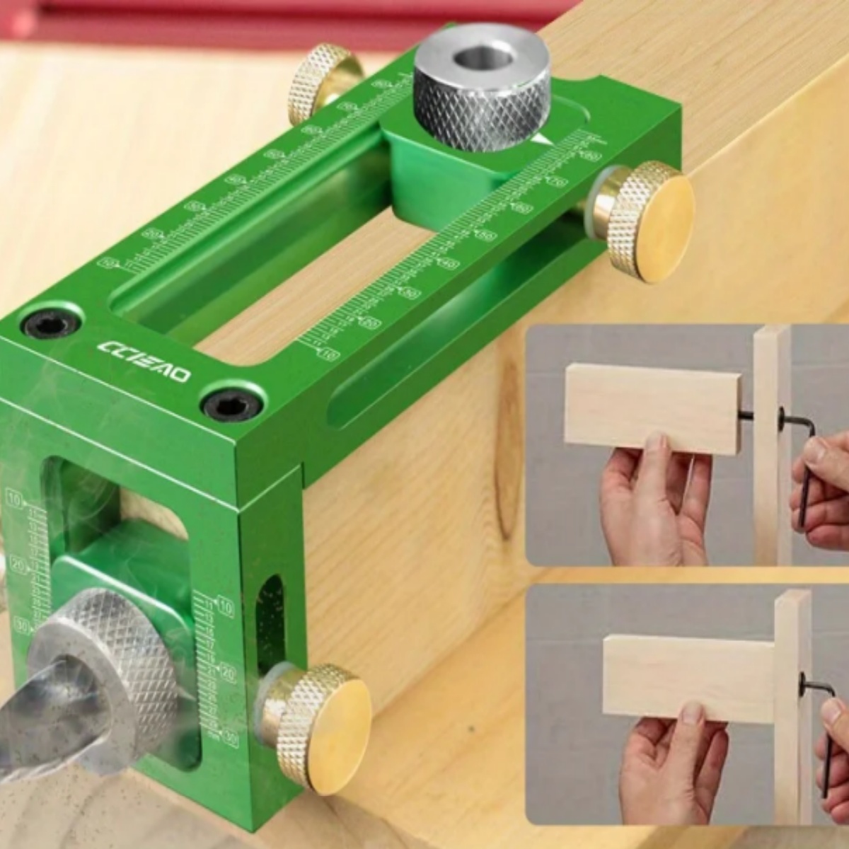Screw Jig 2-in-1 Adjustable Wo - Woodworking Drill Bits avis et prix