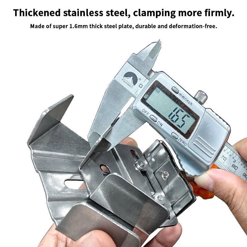 Stainless steel open/closed an - Woodworking Z Clips avis et prix