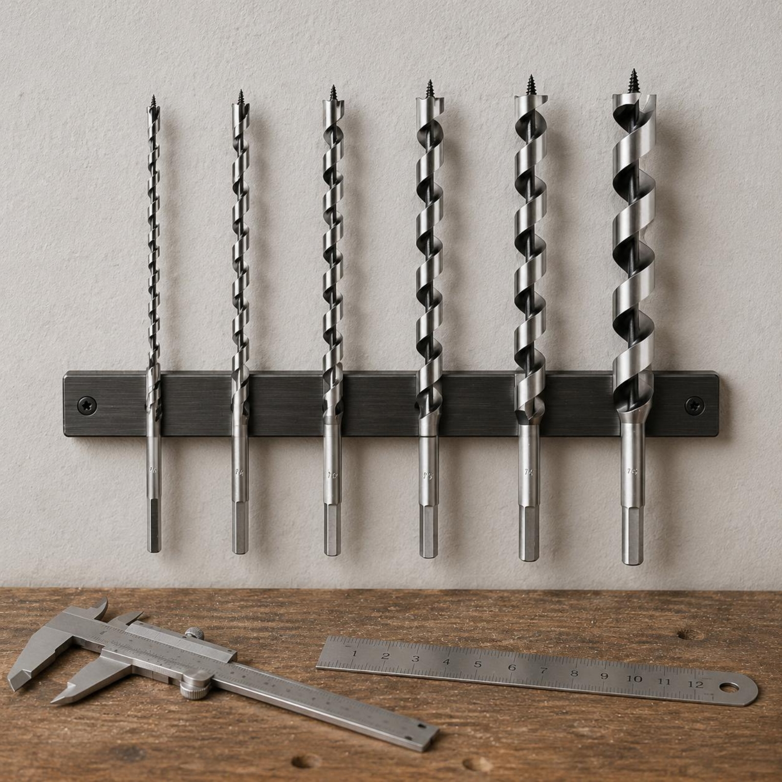 6 Pieces Long Auger Bit Set Sp - Woodworking Drill Bits avis et prix
