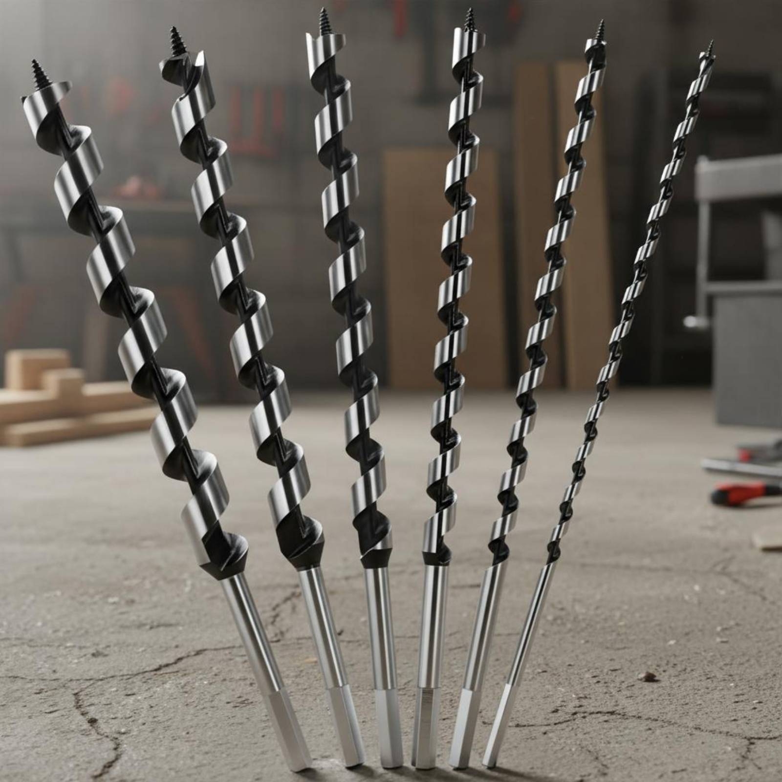 6 Pieces Long Auger Bit Set Sp - Woodworking Drill Bits avis et prix