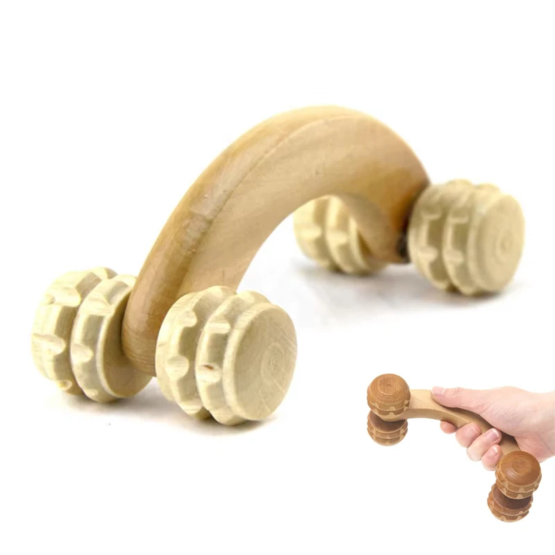 Handheld Wooden Gear Massage R - Woodworking Ideas avis et prix