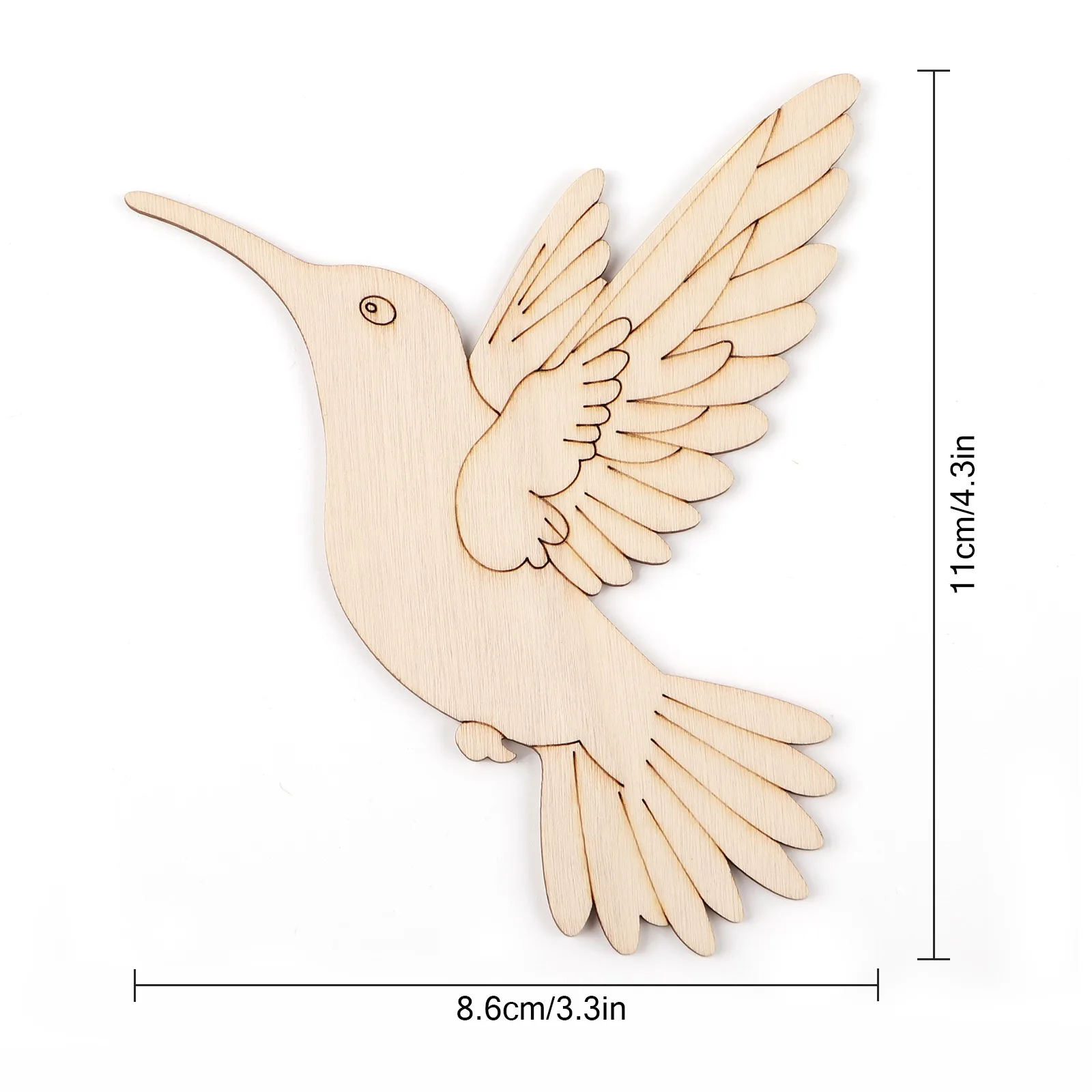 10pcs Unfinished Wood Animal B - Woodworking Hobbies avis et prix