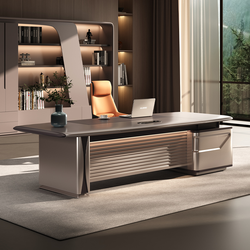 Modern Brown Office Desk Whole - Woodworking Supplier avis et prix