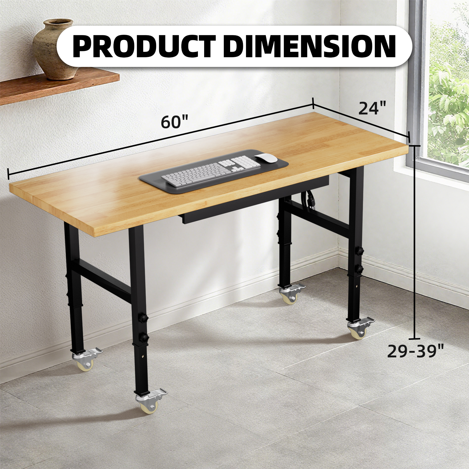 Adjustable Height Workbench He - Woodworking Garage avis et prix