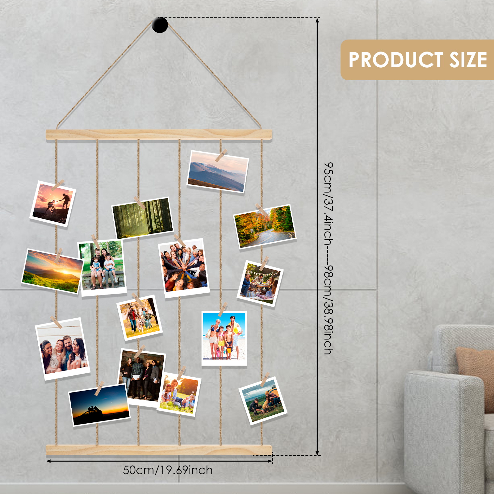 DIY Craft Hanging Photo Displa - Woodworking Z Clips avis et prix
