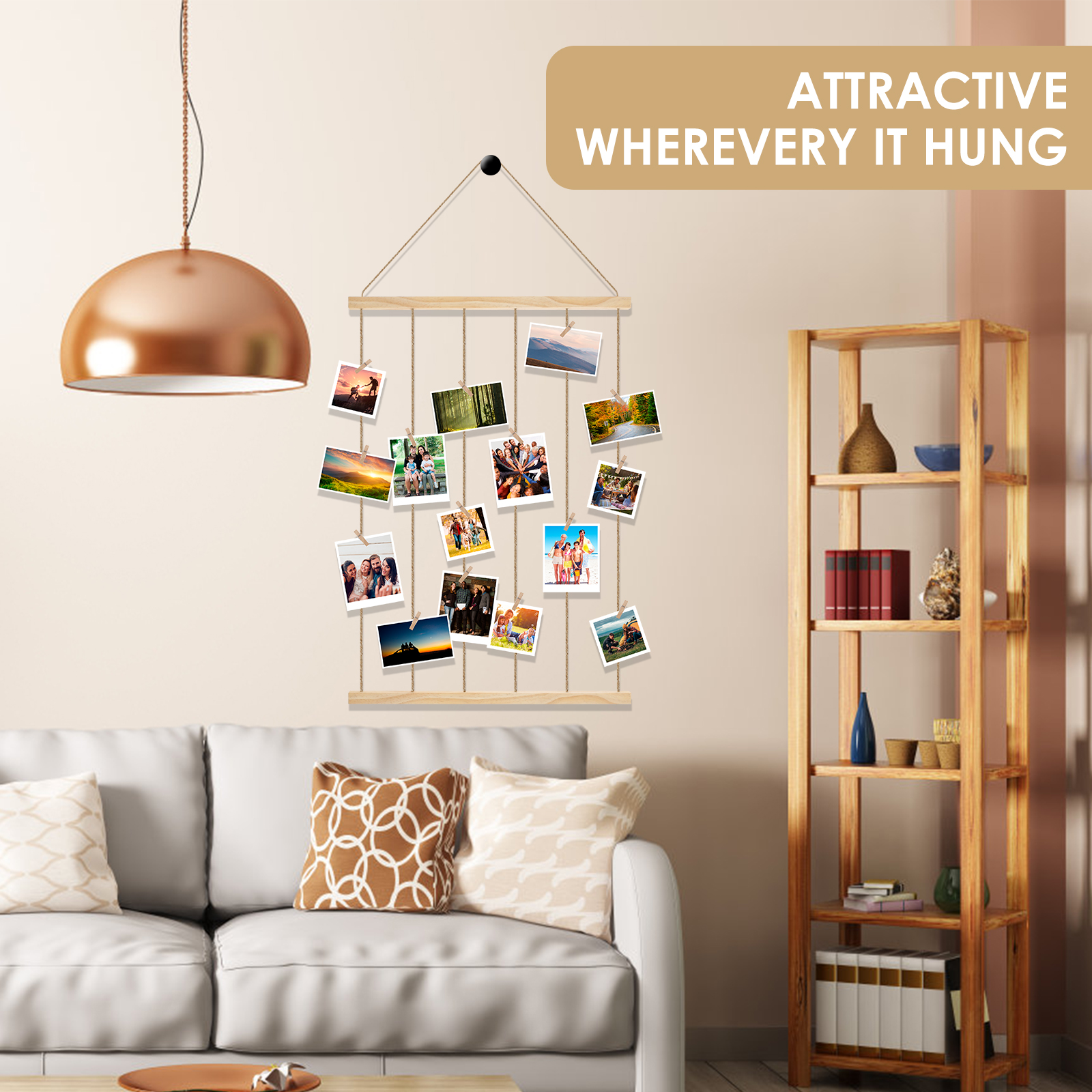 DIY Craft Hanging Photo Displa - Woodworking Z Clips avis et prix
