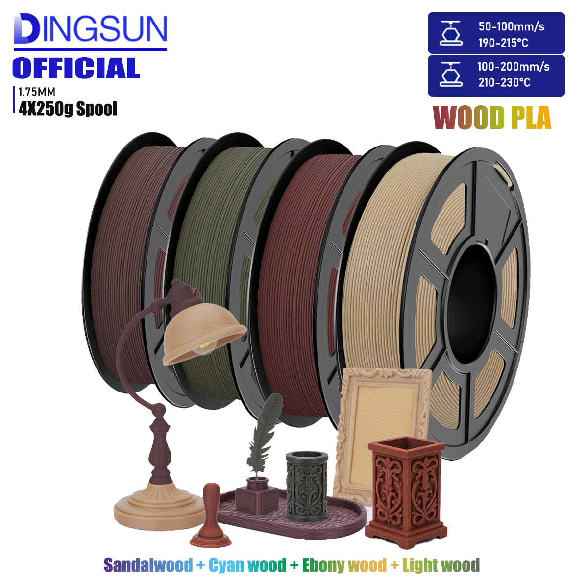 1.75mm Wood PLA 3D Printing Fi - Woodworking Vacuum Press avis et prix