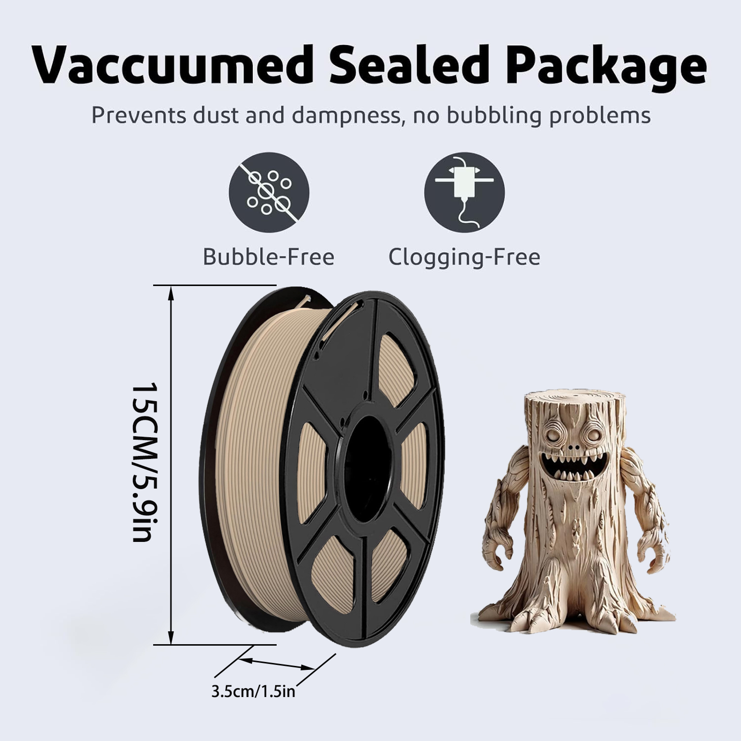 1.75mm Wood PLA 3D Printing Fi - Woodworking Vacuum Press avis et prix