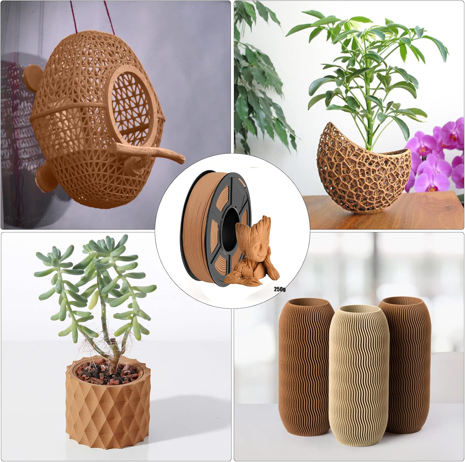 1.75mm Wood PLA 3D Printing Fi - Woodworking Vacuum Press avis et prix