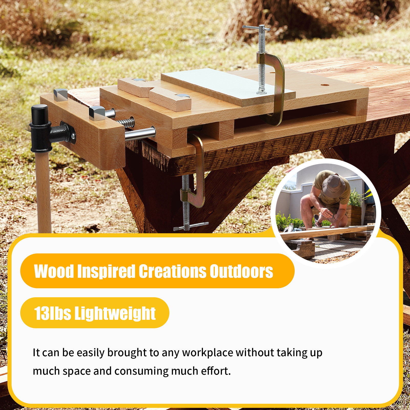 Wood Vise Workbench, Stable Cl - Woodworking Vise For Workbench avis et prix