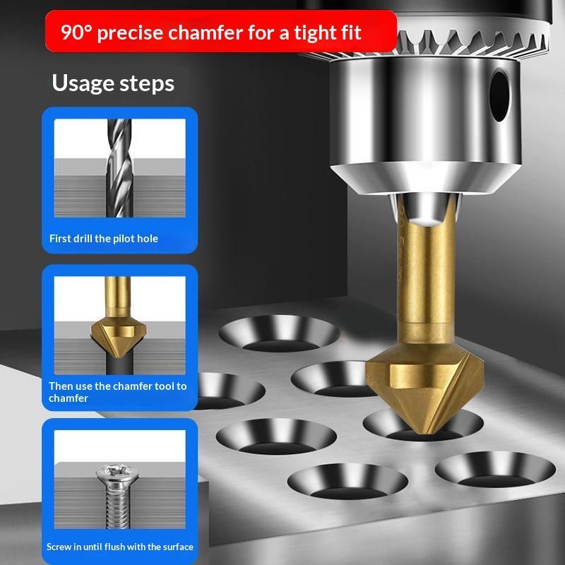 Chamfering End Mill Cutter 3 F - Woodworking Drill Bits avis et prix